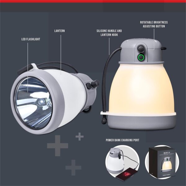 Swiss Cougar Manila Lantern & Power Bank - 3,600mAh - Image 7
