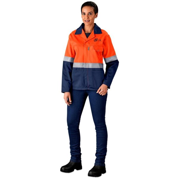 Traffic Premium Two-Tone Hi-Viz Reflective Jacket - Image 3