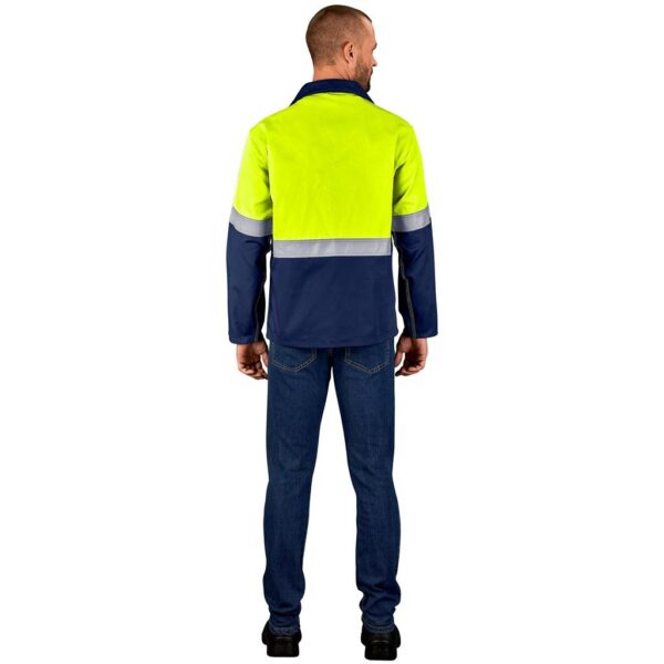 Traffic Premium Two-Tone Hi-Viz Reflective Jacket - Image 7