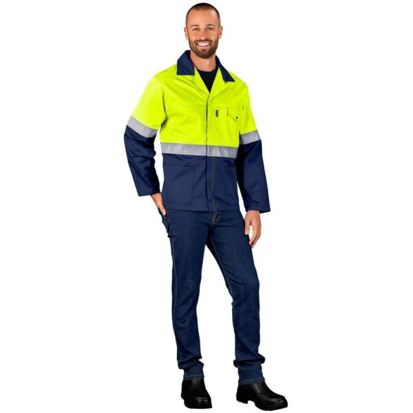 Traffic Premium Two-Tone Hi-Viz Reflective Jacket - Image 4
