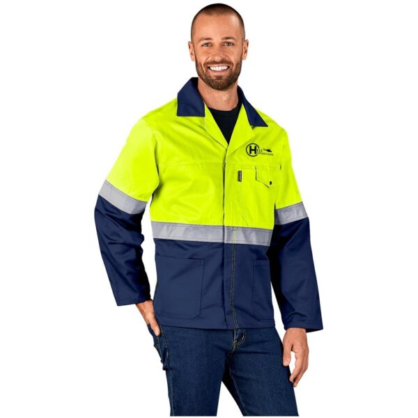 Traffic Premium Two-Tone Hi-Viz Reflective Jacket - Image 2