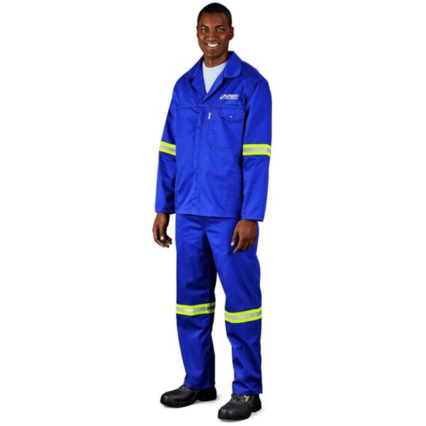 Site Premium Polycotton Jacket - Reflective Arms - Yellow Tape - Image 6