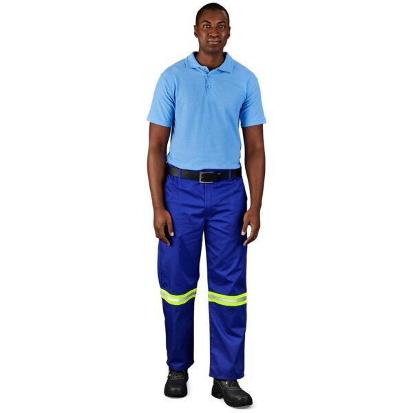 Site Premium Polycotton Pants - Reflective Legs - Yellow Tape - Image 5