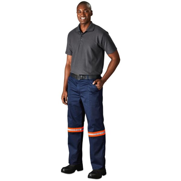 Site Premium Polycotton Pants - Reflective Legs - Orange Tape - Image 5