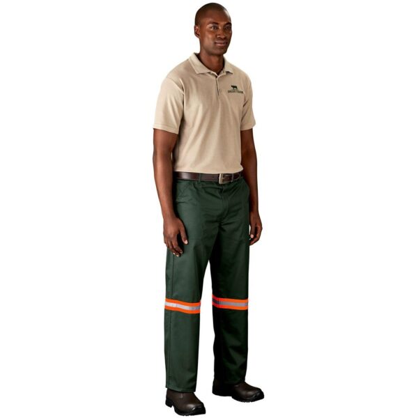 Site Premium Polycotton Pants - Reflective Legs - Orange Tape - Image 4