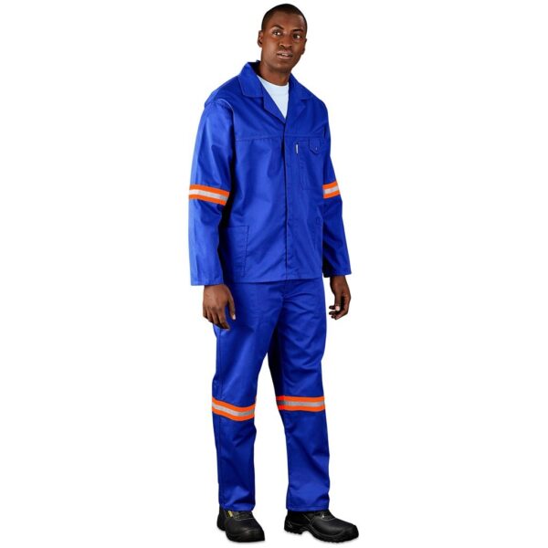 Site Premium Polycotton Pants - Reflective Legs - Orange Tape - Image 7