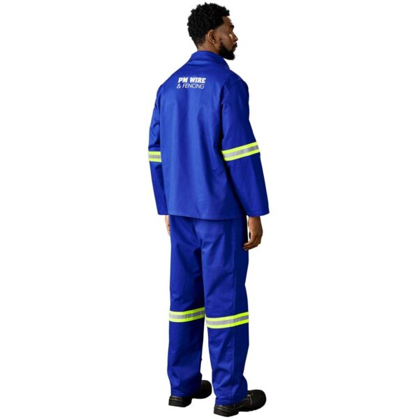 Artisan Premium 100% Cotton Pants - Reflective Legs - Yellow Tape - Image 4