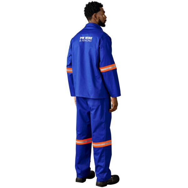 Artisan Premium 100% Cotton Pants - Reflective Legs - Orange Tape - Image 6