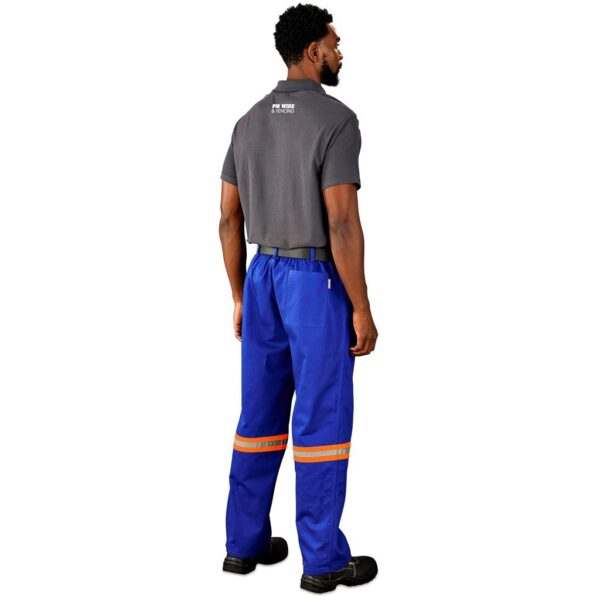 Artisan Premium 100% Cotton Pants - Reflective Legs - Orange Tape - Image 7