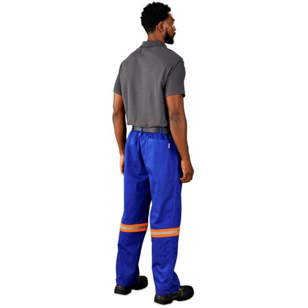 Artisan Premium 100% Cotton Pants - Reflective Legs - Orange Tape - Image 3