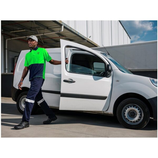 Inspector Two-Tone Hi-Viz Golf Shirt - Image 5