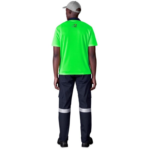Inspector Two-Tone Hi-Viz Golf Shirt - Image 3