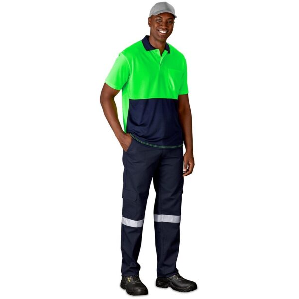 Inspector Two-Tone Hi-Viz Golf Shirt - Image 6