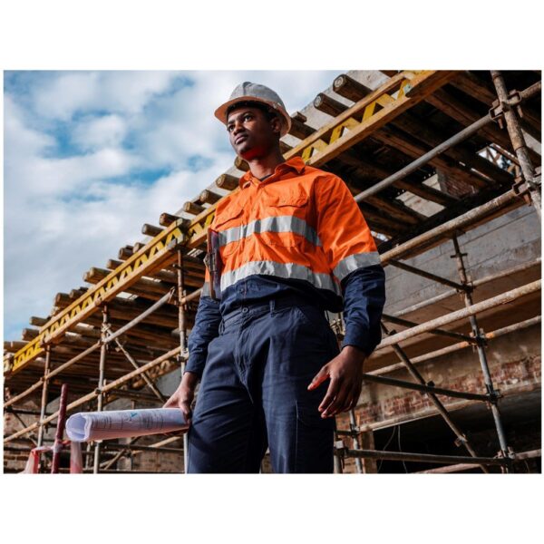 Access Vented Two-Tone Reflective Work Shirt - Image 3
