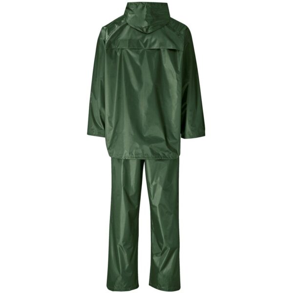 Weather Polyester/PVC Rainsuit - Olive - Image 4
