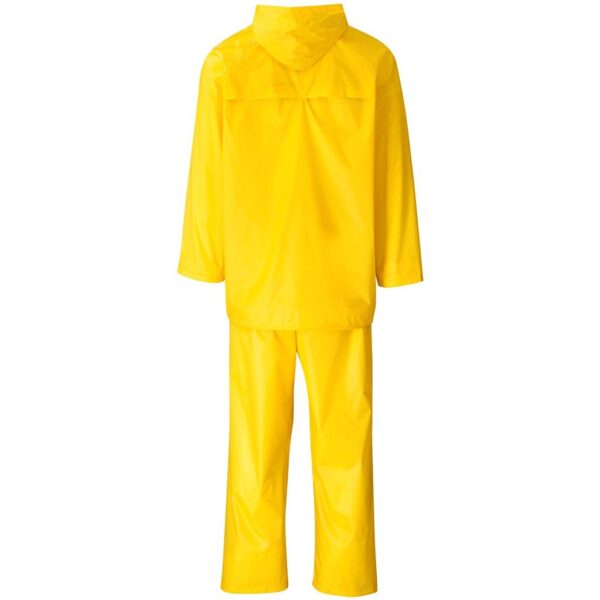 Weather Polyester/PVC Rainsuit - Yellow - Image 4