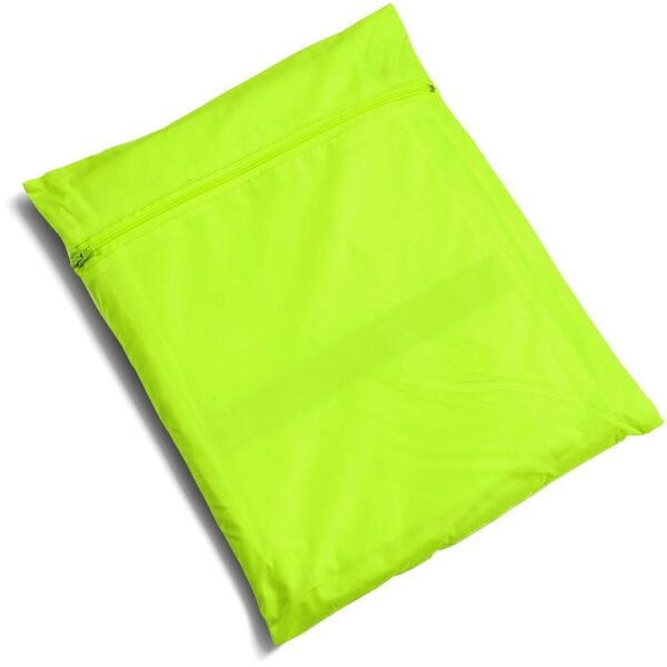 Outdoor Hi-Viz Reflective Polyester/PVC Rainsuit - Lime - Image 3