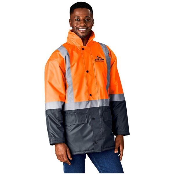 Hazard Padded Two-Tone Hi-Viz Reflective Jacket - Image 2
