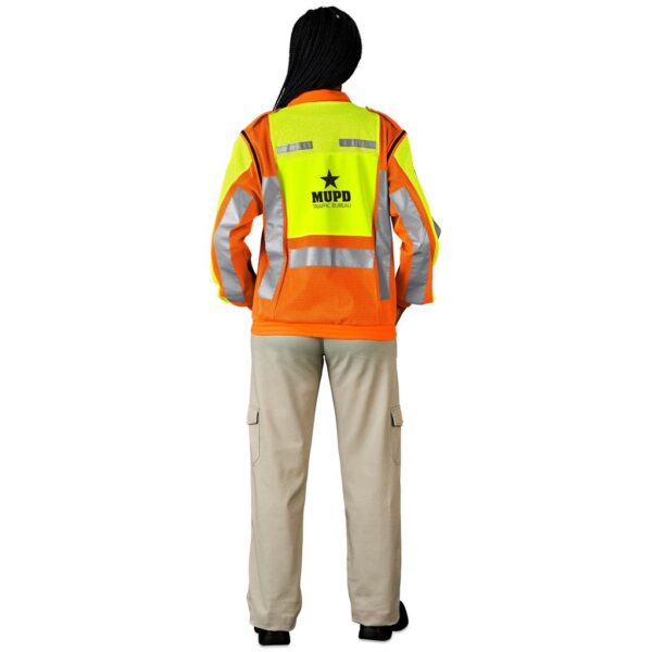Metro Two-Tone Hi-Viz Reflective Zip-Off Jacket - Image 6