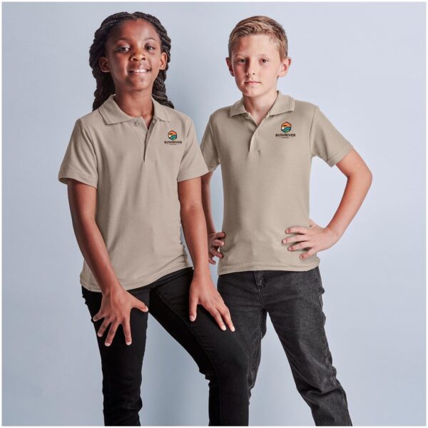Kids Basic Pique Golf Shirt - Image 7