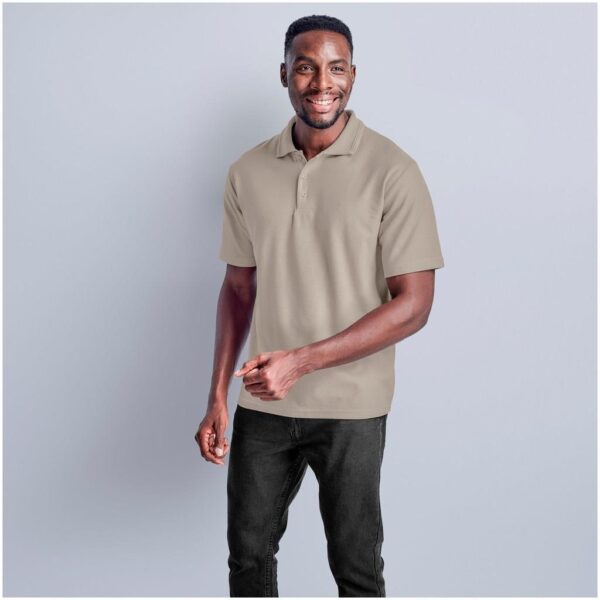 Mens Basic Pique Golf Shirt - Image 3