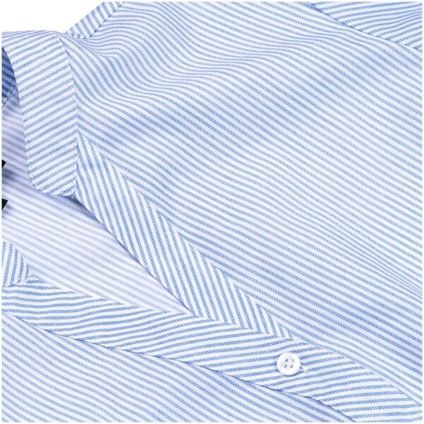 Mens Long Sleeve Birmingham Shirt - Light Blue - Image 3