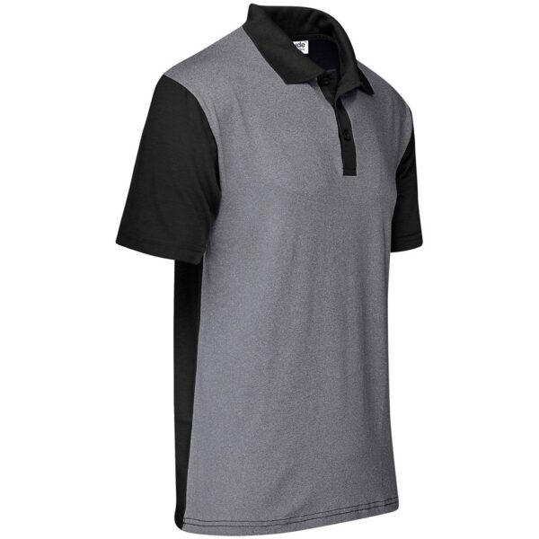 Mens Crossfire Golf Shirt - Grey - Image 4