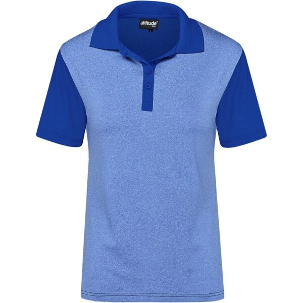 Ladies Crossfire Golf Shirt - Blue - Image 2