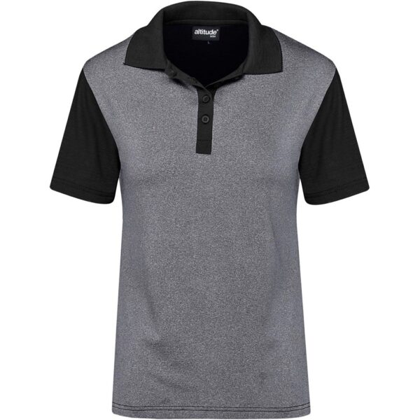 Ladies Crossfire Golf Shirt - Grey - Image 2