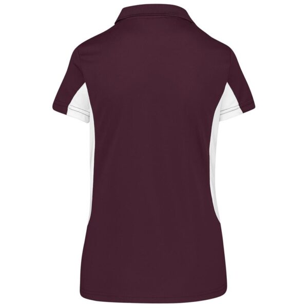 Ladies Championship Golf Shirt - Maroon - Image 3
