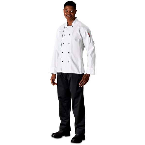 Unisex Long Sleeve Dijon Chef Jacket - Image 4