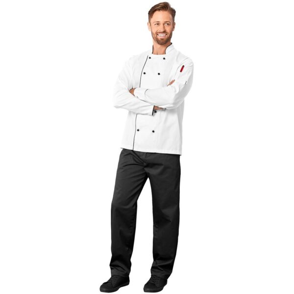 Unisex Long Sleeve Dijon Chef Jacket - Image 5
