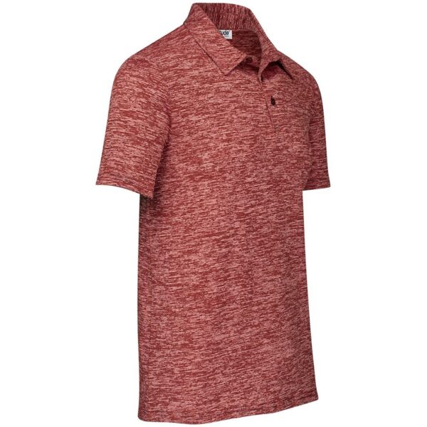 Mens Echo Golf Shirt - Red - Image 4
