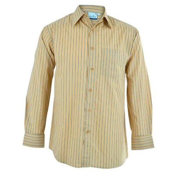 Mens Long Sleeve Finlay Shirt - Stone - Image 2