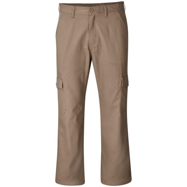 Mens Cargo Pants - Natural - Image 2