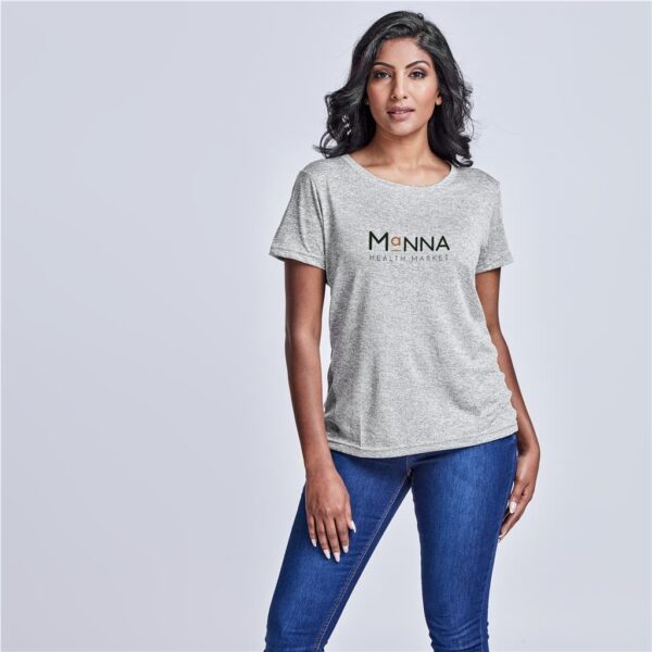 Ladies Oregon Melange T-Shirt - Image 2