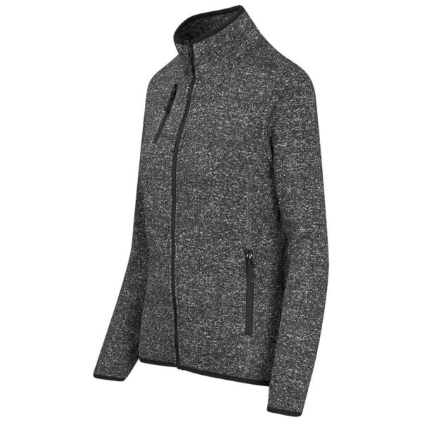 Ladies Paragon Fleece Jacket - Charcoal - Image 3