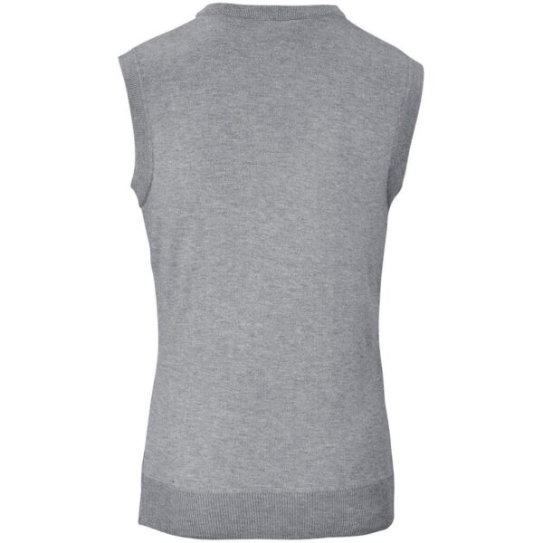 Mens Sleeveless Peru V-Neck Jersey - Grey - Image 3