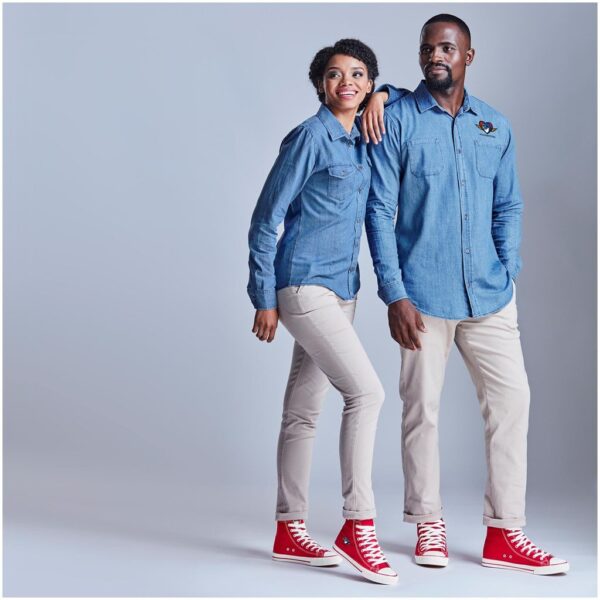 Unisex Retro High Top Canvas Sneaker - Image 5