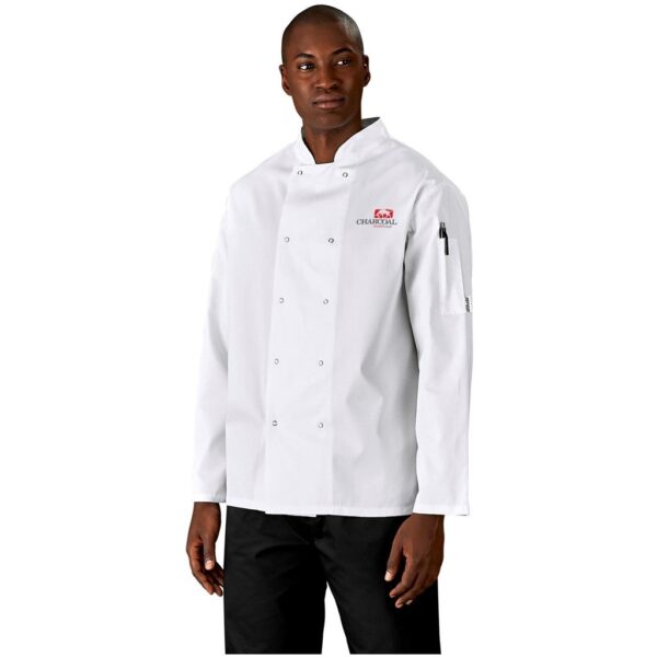 Unisex Long Sleeve Zest Chef Jacket - Image 2