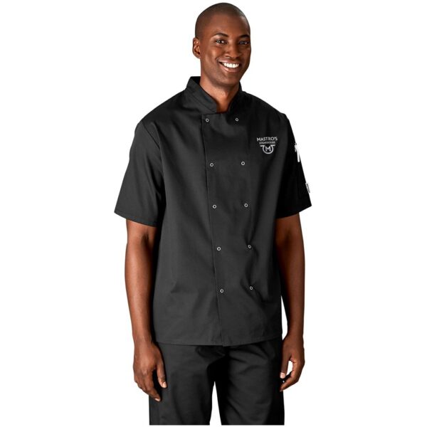 Unisex Short Sleeve Zest Chef Jacket - Image 2