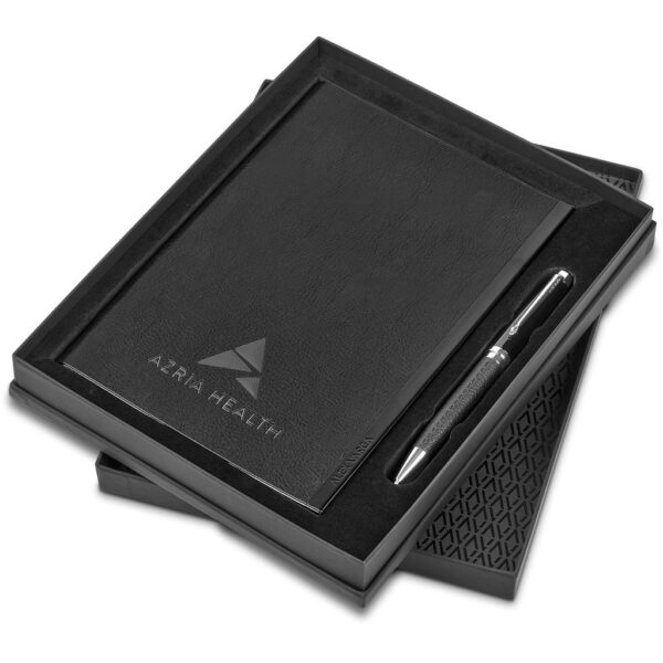 Alex Varga Corinthia Soft Cover Notebook & Pen Set - Image 2