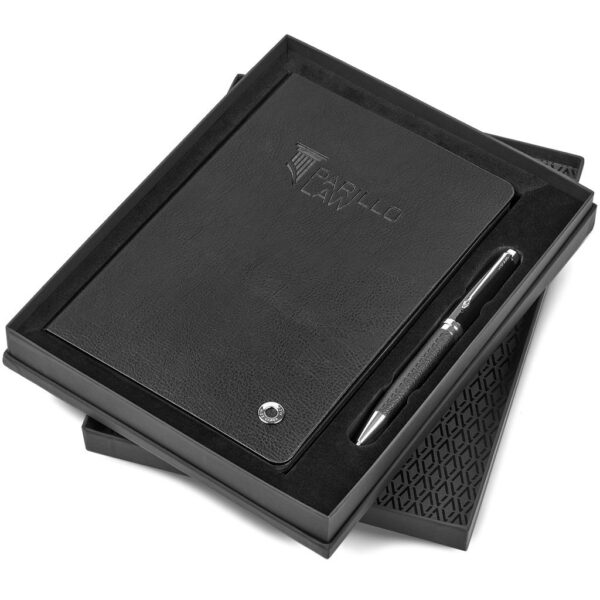 Alex Varga Corinthia Hard Cover Notebook & Pen Set - Image 4