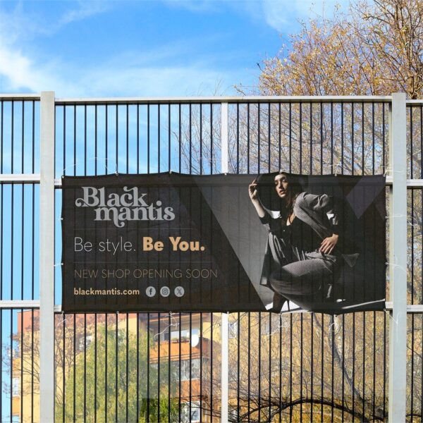 Sublimated Airtex Fabric Fence Banner 3 m x 1.2m - Image 3