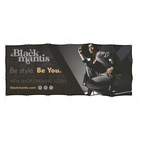 Sublimated Airtex Fabric Fence Banner 3 m x 1.2m - Image 2