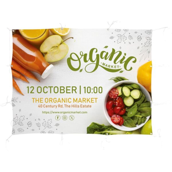 Sublimated Display Fabric Banner 2m x 1.5m - Image 2