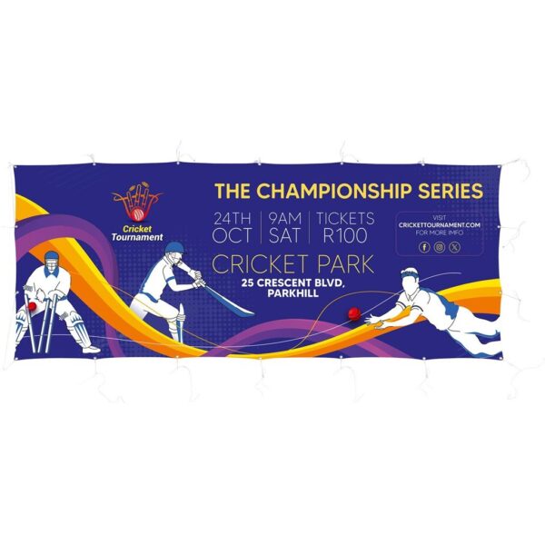 Sublimated Display Fabric Banner 3m x 1.2m - Image 2