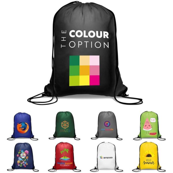 Symphony 210D Drawstring Bag - Image 2