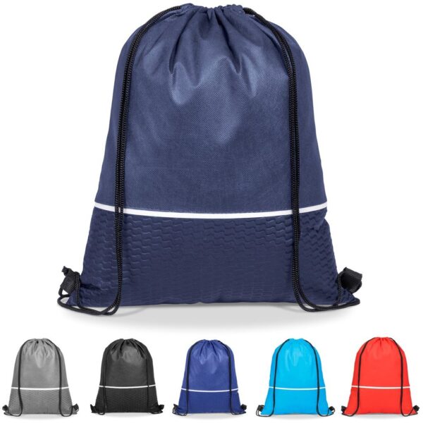Brighton Non-Woven Drawstring Bag - Image 3