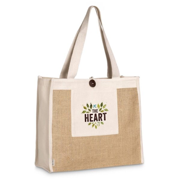 Okiyo Hikari Jute & Cotton Tote - Image 2